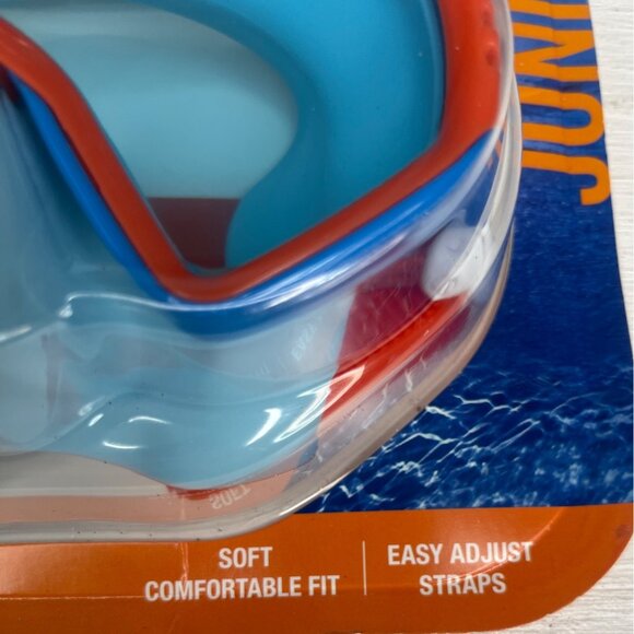 Speedo Junior Wave Watcher Mask Ages 6-14 Adjustable Straps Anti-Fog New - Picture 5 of 10